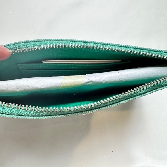 Coach Essential Denim Small Wristlet (Green) NWT - Picture 7 of 8